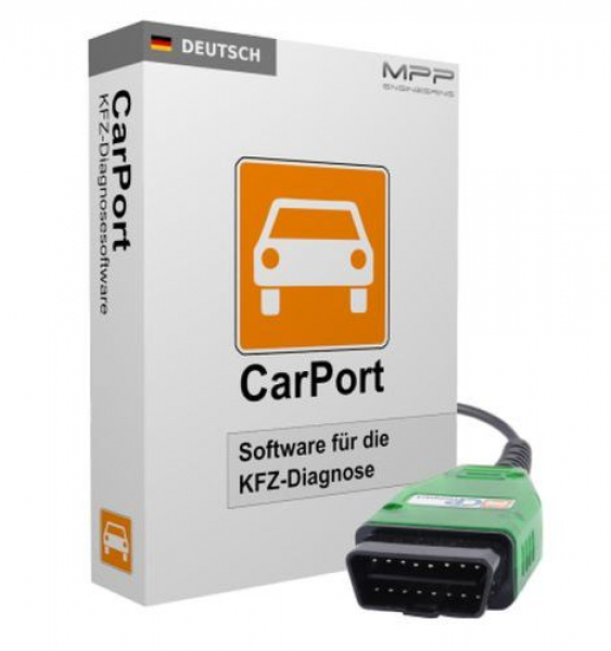 VW Diagnosegerät OBD2 Tester Tiefendiagnose doppelte K-Leitung CAN UDS VAG Carport